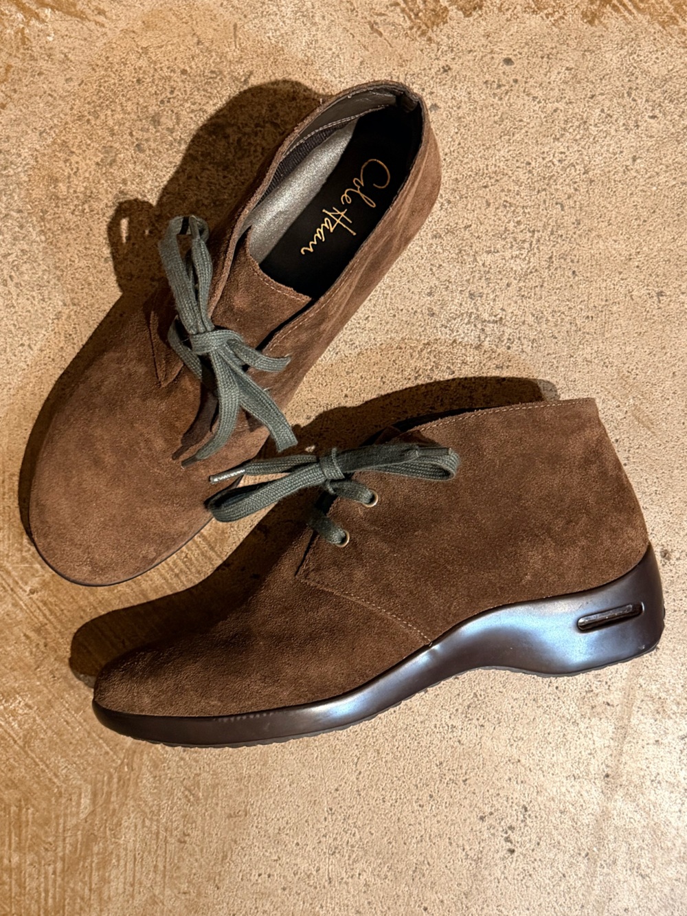Cole Haan Chukka Brown Suede Ankle Boots
